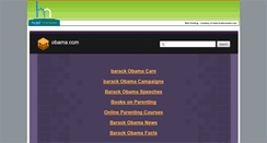Desktop Screenshot of obama.com
